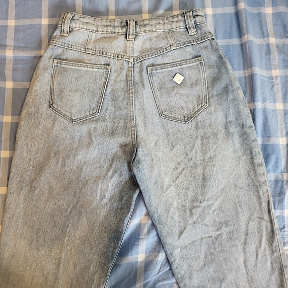 Abrand High Waisted Miami Taper Jean's Size 28/ EU 10 - Picture 9 of 14